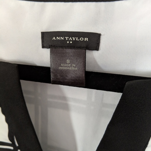 Ann Taylor Dress Black and White Size 6 - Picture 2 of 4